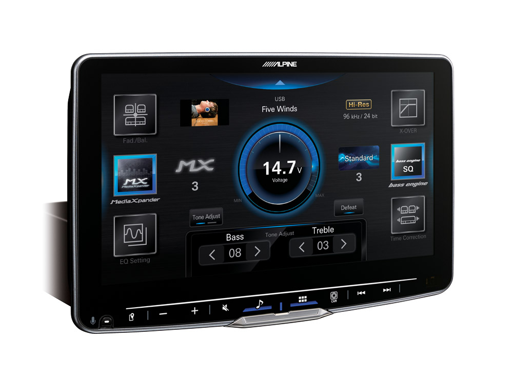 Alpine - iLX-F905D Receptor multimedia Alpine Halo9, con digital DAB+, compatibilidad con Apple CarPlay y Auto