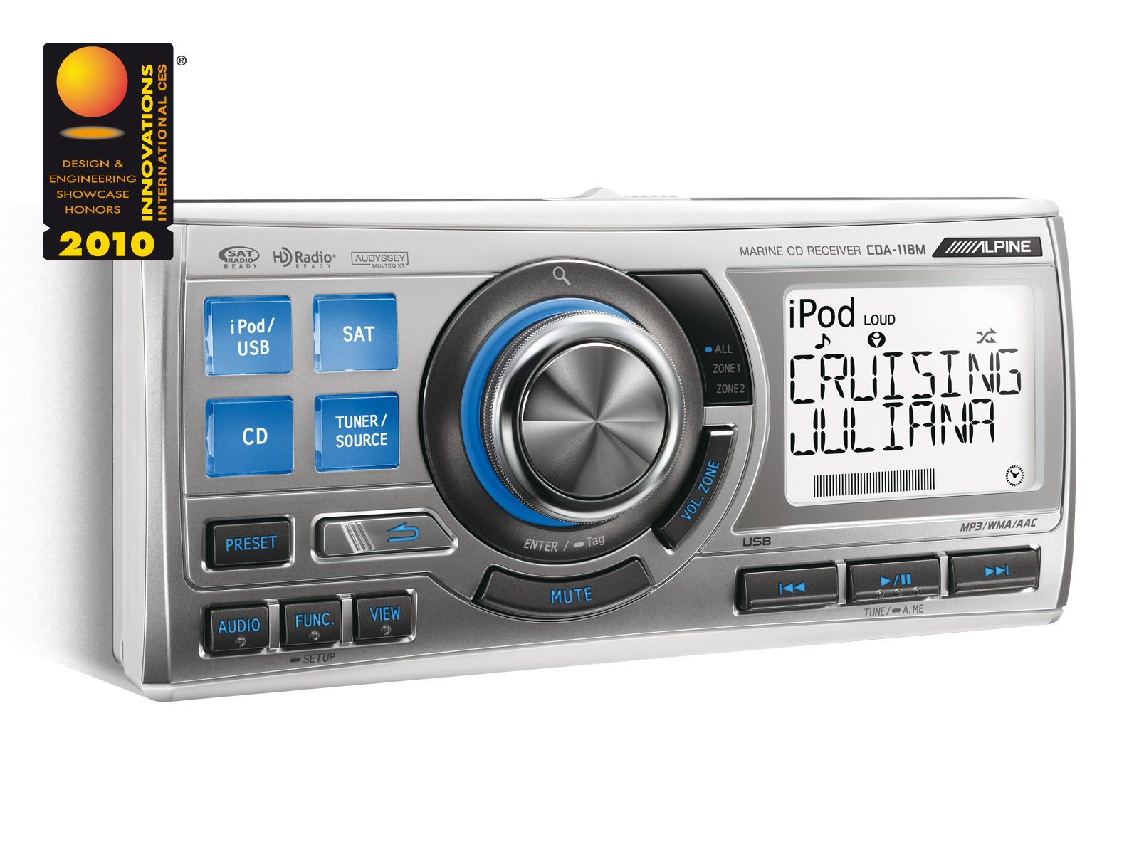 Alpine - CDA-118M Radio / Sintonizador de iPod