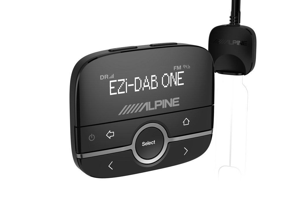 Repeler Romper Iluminar Alpine - EZi-DAB-ONE Interface con Radio Digital (DAB/DAB+) reproductor  música vía entrada auxiliar