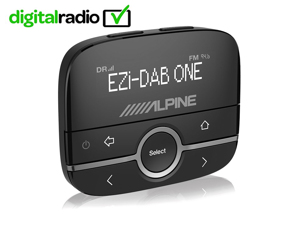 manipular Subdividir hielo Alpine - EZi-DAB-ONE Interface con Radio Digital (DAB/DAB+) reproductor  música vía entrada auxiliar