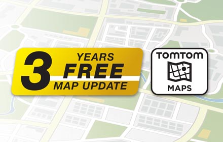 TomTom Maps with 3 Years Free-of-charge updates - X803D-U