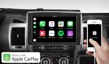 Ducato, Jumper and Boxer - Works with Apple CarPlay - i902D-DU