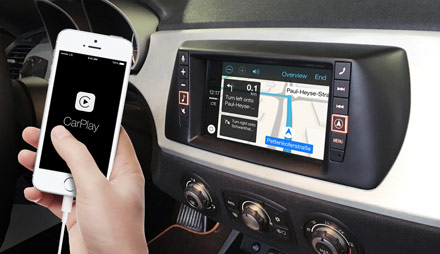 Online Navigation with Apple CarPlay - X703D-F