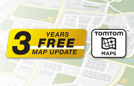 TomTom Maps with 3 Years Free-of-charge updates - X903D-F