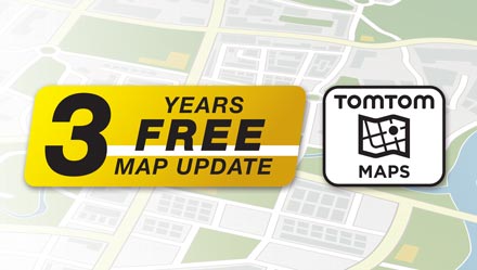 TomTom Maps with 3 Years Free-of-charge updates - INE-W720ML