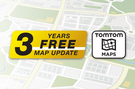 3 Years Free-Of-Charge Map Updates - INE-F904T6