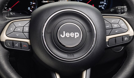 Mandos en volante del Jeep Renegade
