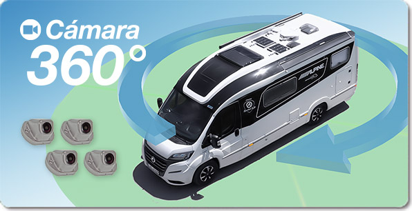 HCS-T100: El sistema de cámaras de 360° para autocaravanas